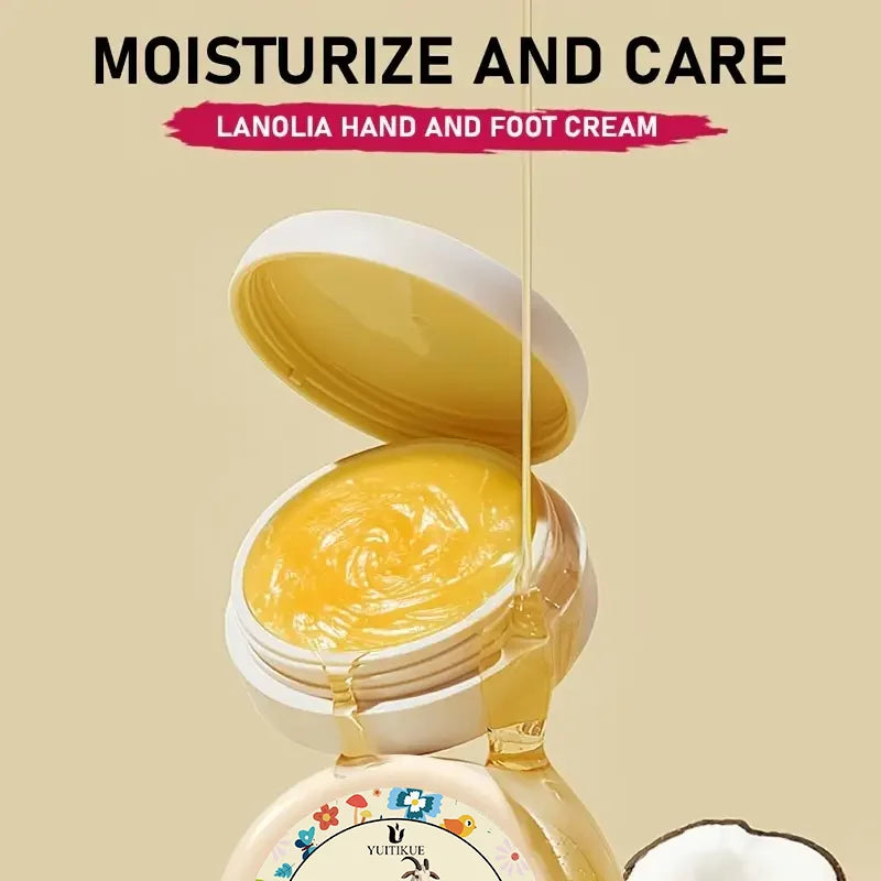LANOLIA Hand and Foot Cream Moisturizer for Dry Cracked Skin 20g