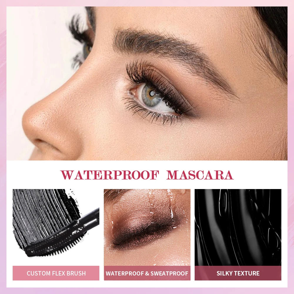Waterproof Lengthening and Volumizing Mascara