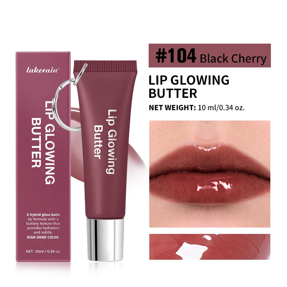 Hydrating Lip Gloss with Keychain for On-the-Go Shine