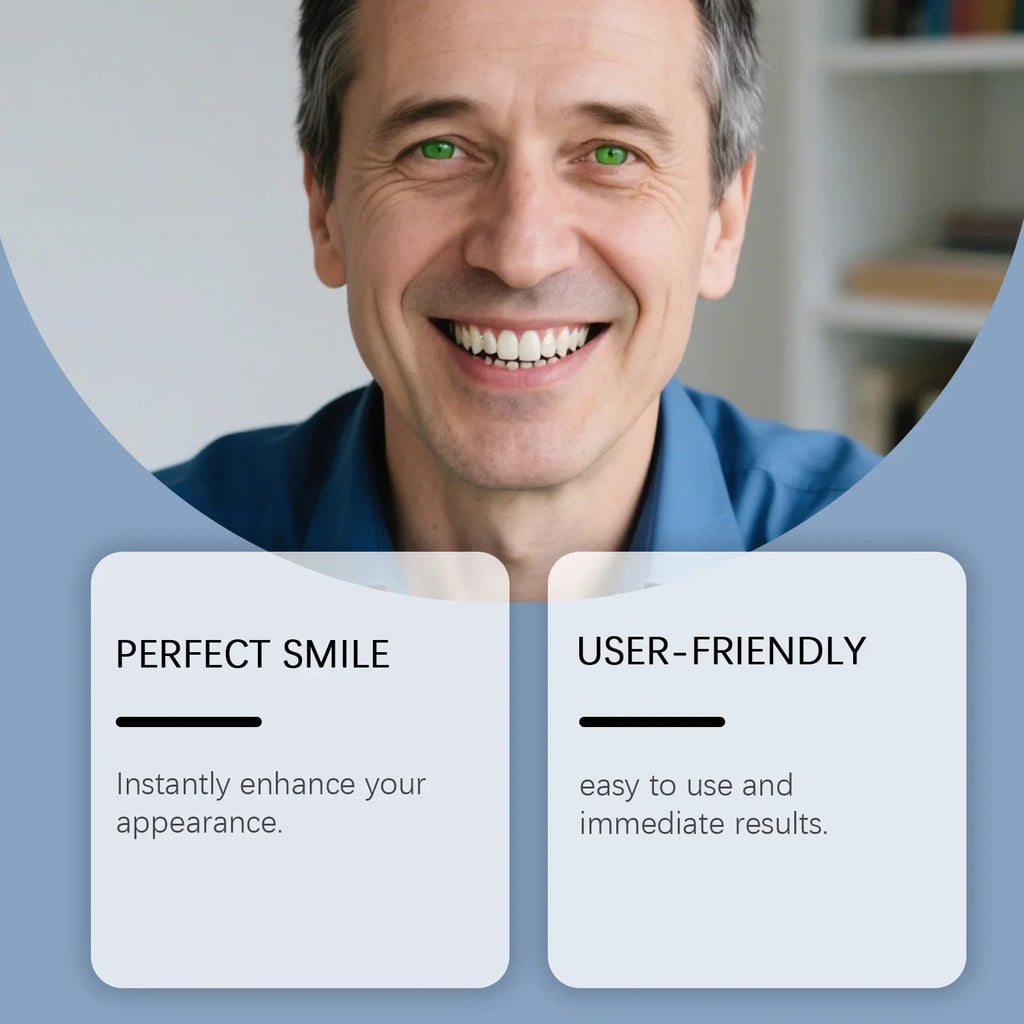 Temporary Realistic Denture Set for Missing Teeth and Gaps