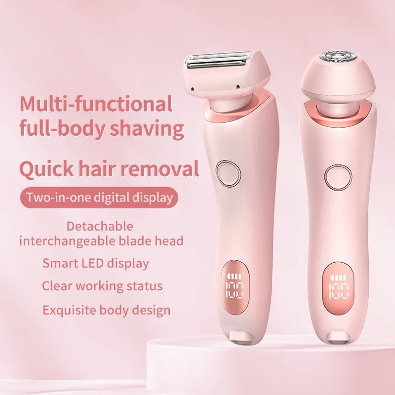 Electric Women's Body Hair Shaver and Bikini Trimmer - 7
