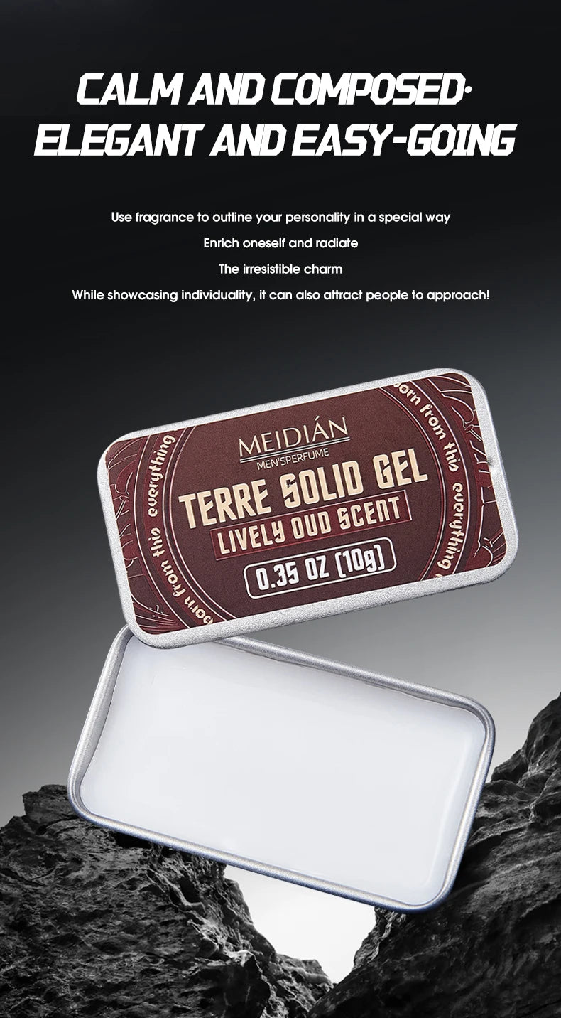 Solid Perfume Balm Portable Fragrance Tin for Men and Women
