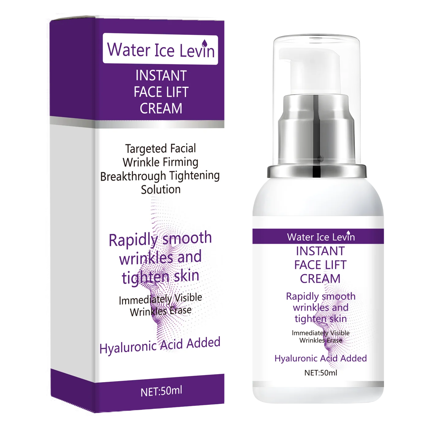 Instant Face Lift Cream Hyaluronic Acid Anti Wrinkle Firming Solution - 7