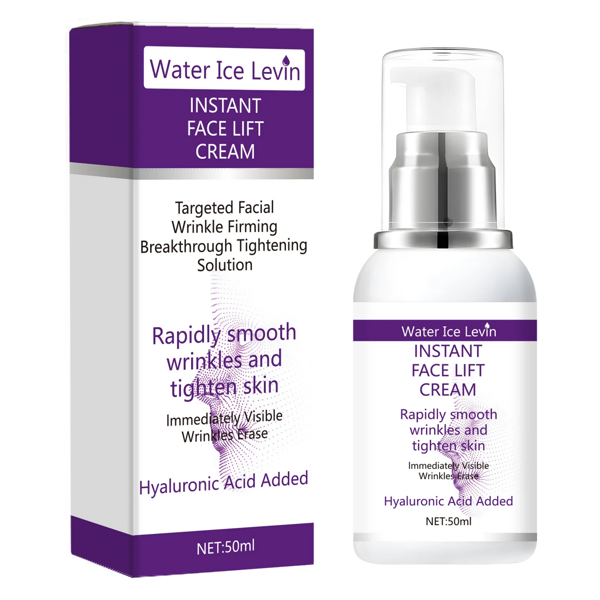 Instant Face Lift Cream Hyaluronic Acid Anti Wrinkle Firming Solution