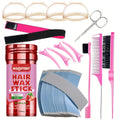 Hair Wax Stick with Styling Accessories Kit for Flyaway Control