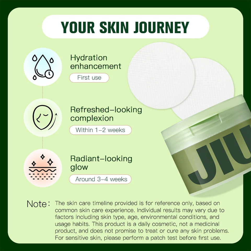 Brightening and Moisturizing Daily Facial Toner Pads