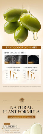 Argan Oil Hair Color Shampoo 4 in 1 Plant Extract Unisex Coloring