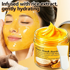 Rice Turmeric Peel Off Face Mask Hydrating Exfoliating Gel 50g