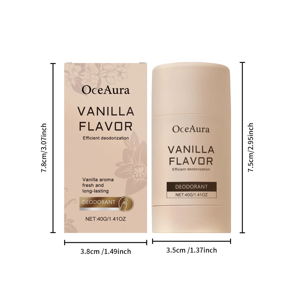 Long-Lasting Vanilla Scent Underarm Deodorant Stick