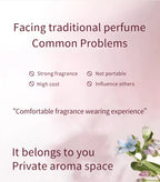 Solid Perfume Heart Tin Portable Fragrance Balm for Travel and Dating