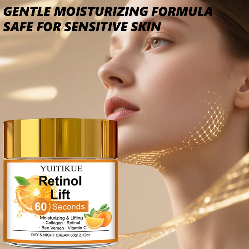YUITIKUE Retinol Lift Cream Moisturizing Anti Aging Face Cream 60g