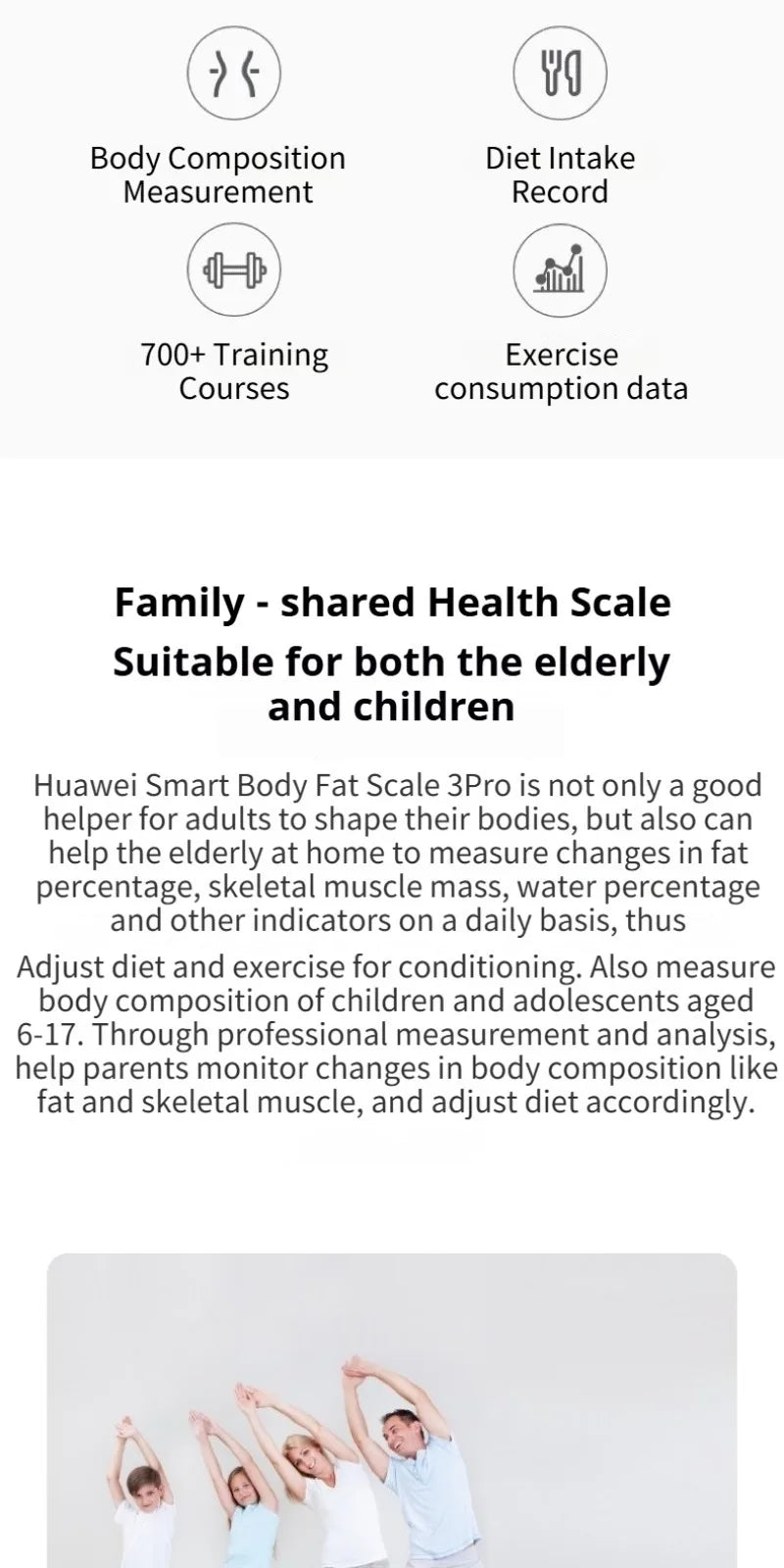 Huawei Body Fat Scale 3 Pro Smart Electronic Digital Weight Balance
