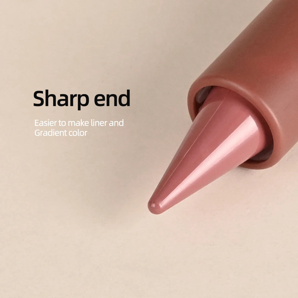 2-in-1 Waterproof Matte Lipstick and Lip Liner - 5