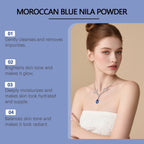 Moroccan Blue Nila Brightening Face Mask Powder