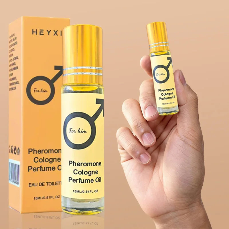 Heyxi Pheromone Cologne Oil Roll On Fragrance for Men