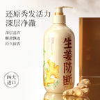 Whsa Ginseng Ginger Shampoo Anti Hair Loss Deep Cleansing Treatment 500ml