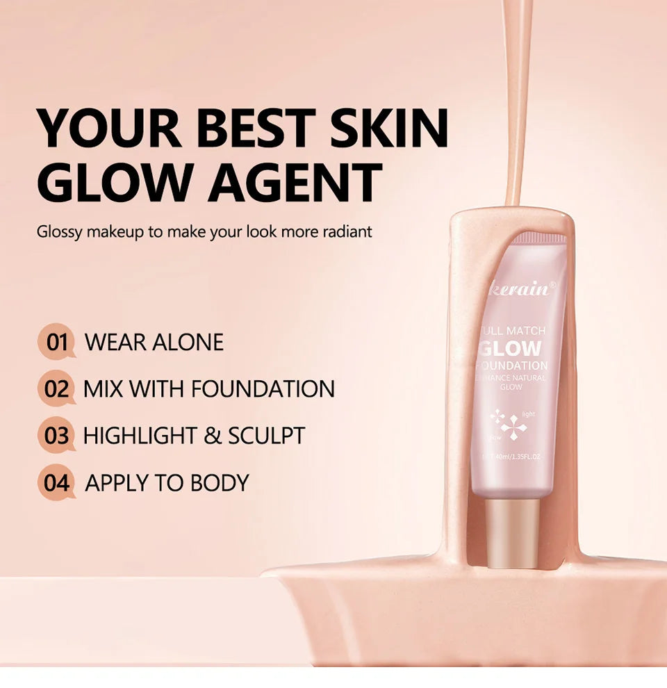 Liquid Glow Foundation for Natural Radiant Skin