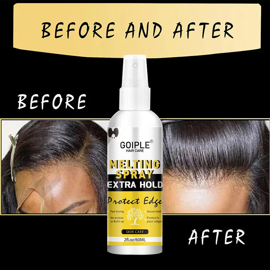 Lace Wig Melting Spray Invisible Bonding Adhesive for Hair Units - 6