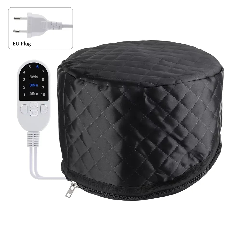 Electric Deep Conditioning Hair Steamer Cap for Home Treatment - 15