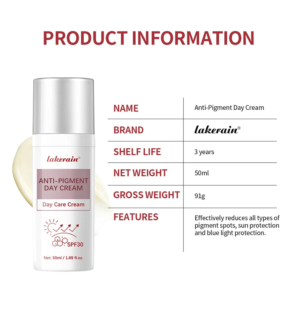 SPF 30 Anti-Pigment Moisturizing Day Cream