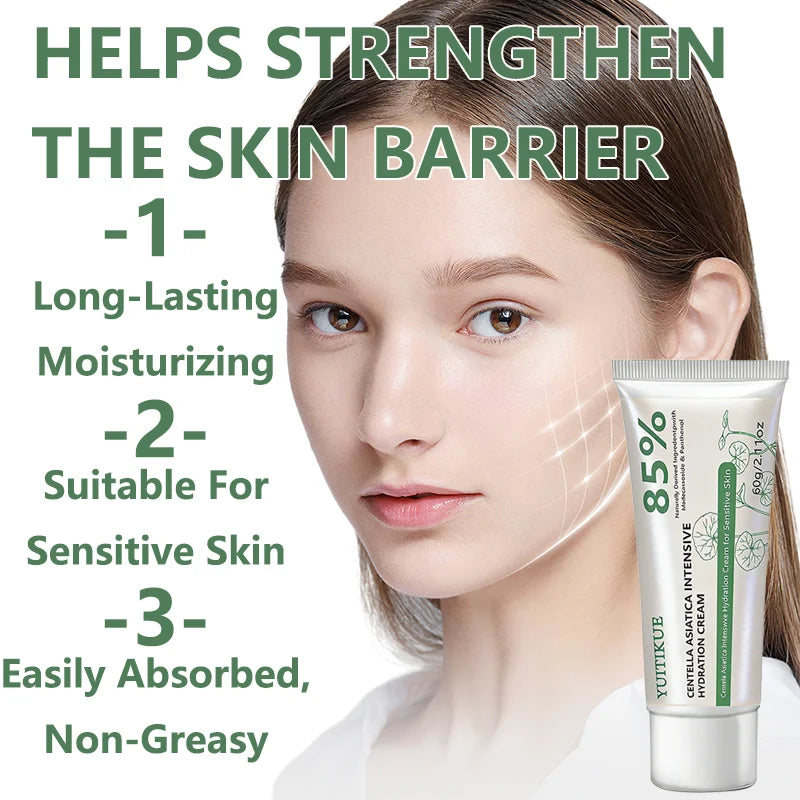 YUITIKUE Centella Asiatica Face Cream Intensive Hydrating Moisturizer