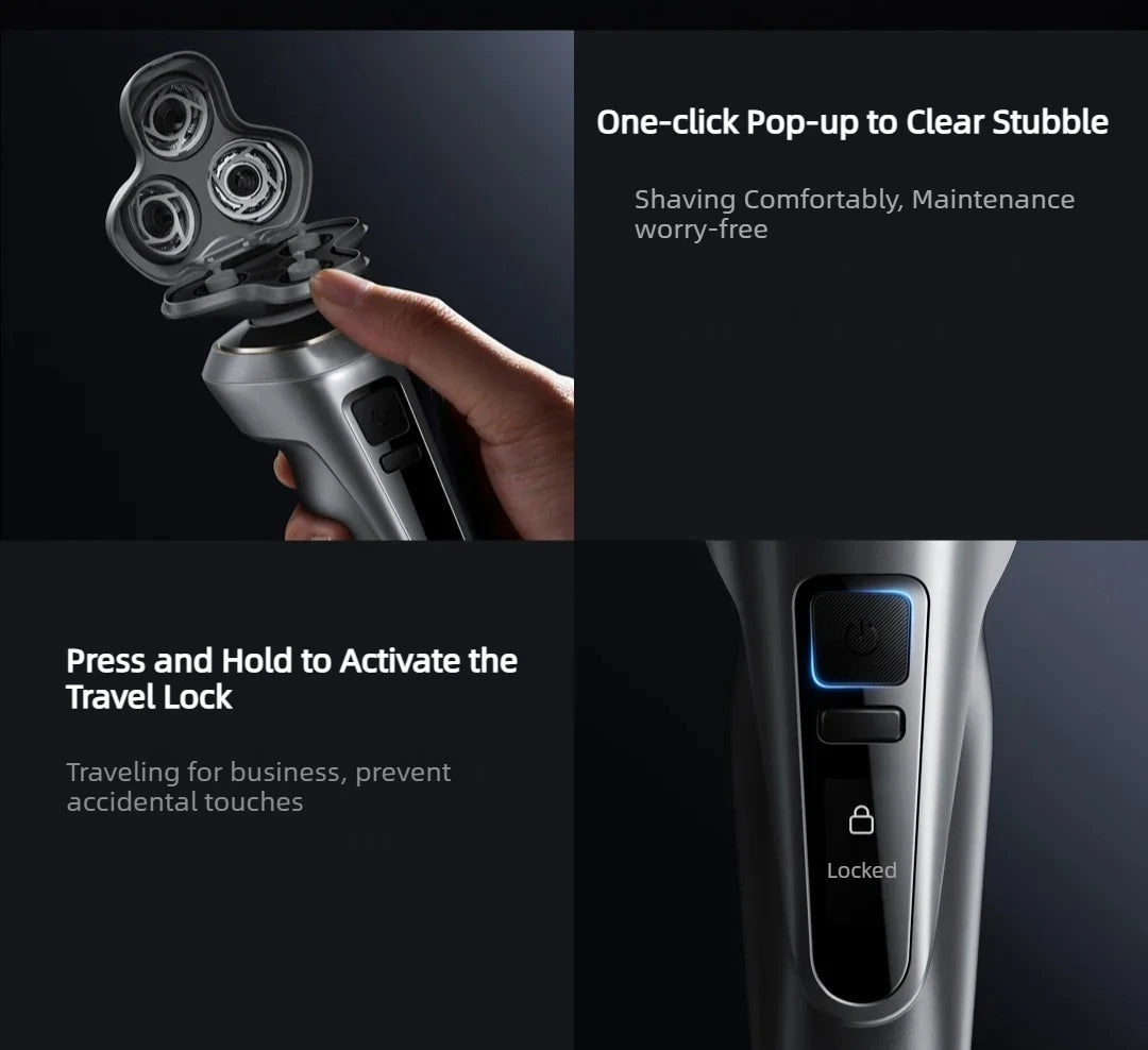 MIJIA Electric Shaver Pro 360 Floating Head Waterproof Beard Trimmer - 28