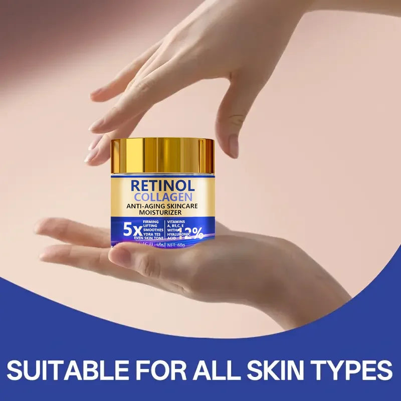 Retinol and Collagen Anti-Aging Face Cream Moisturizer 60g - 7