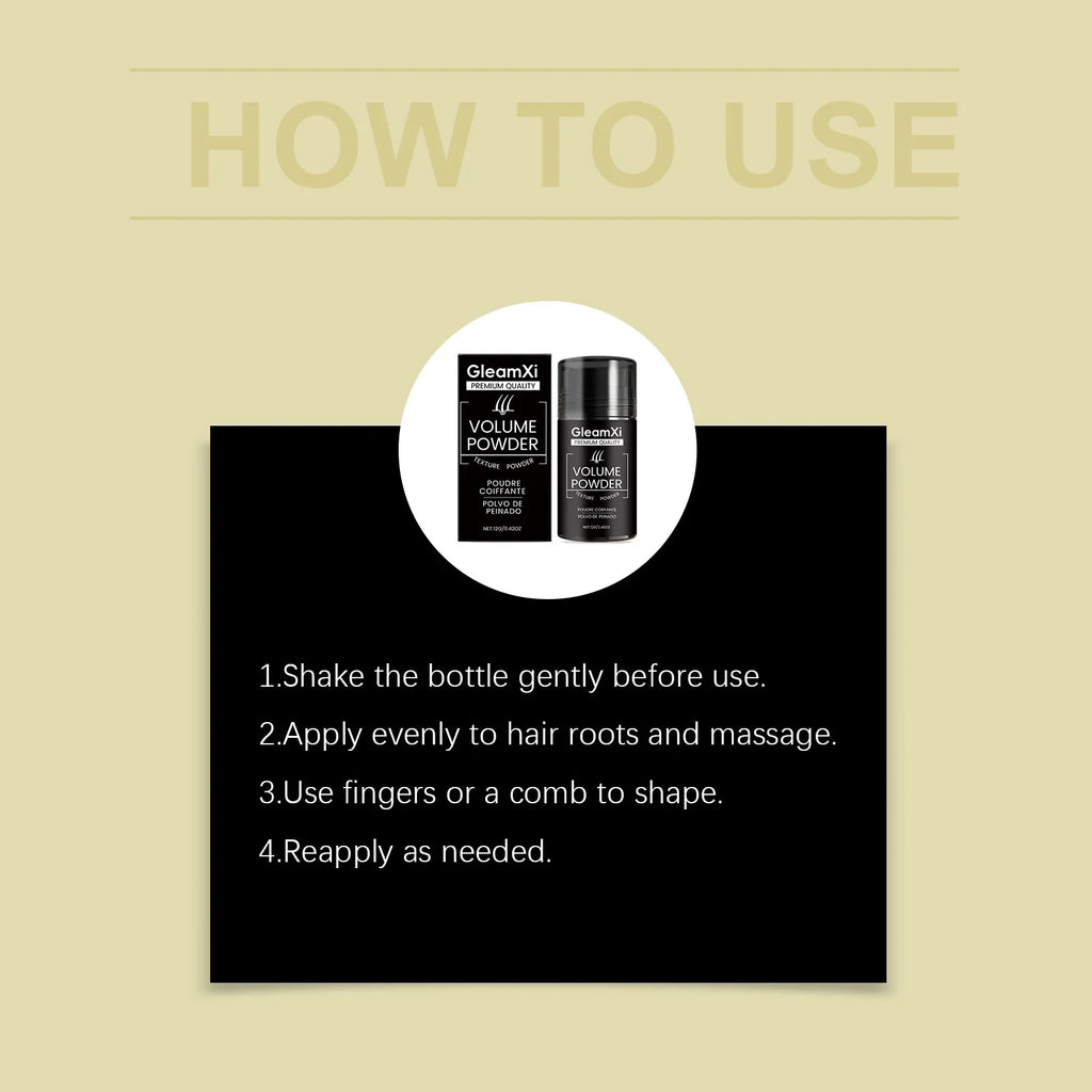 Hair Volumizing Powder for Root Lifting and Oil Control