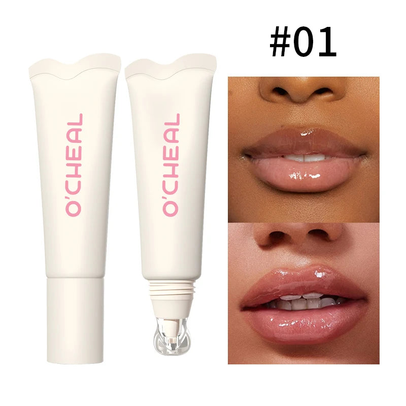 OCheal Crystal Gloss Moisturizing Lip Balm Hydrating Tinted Lip Care - 22