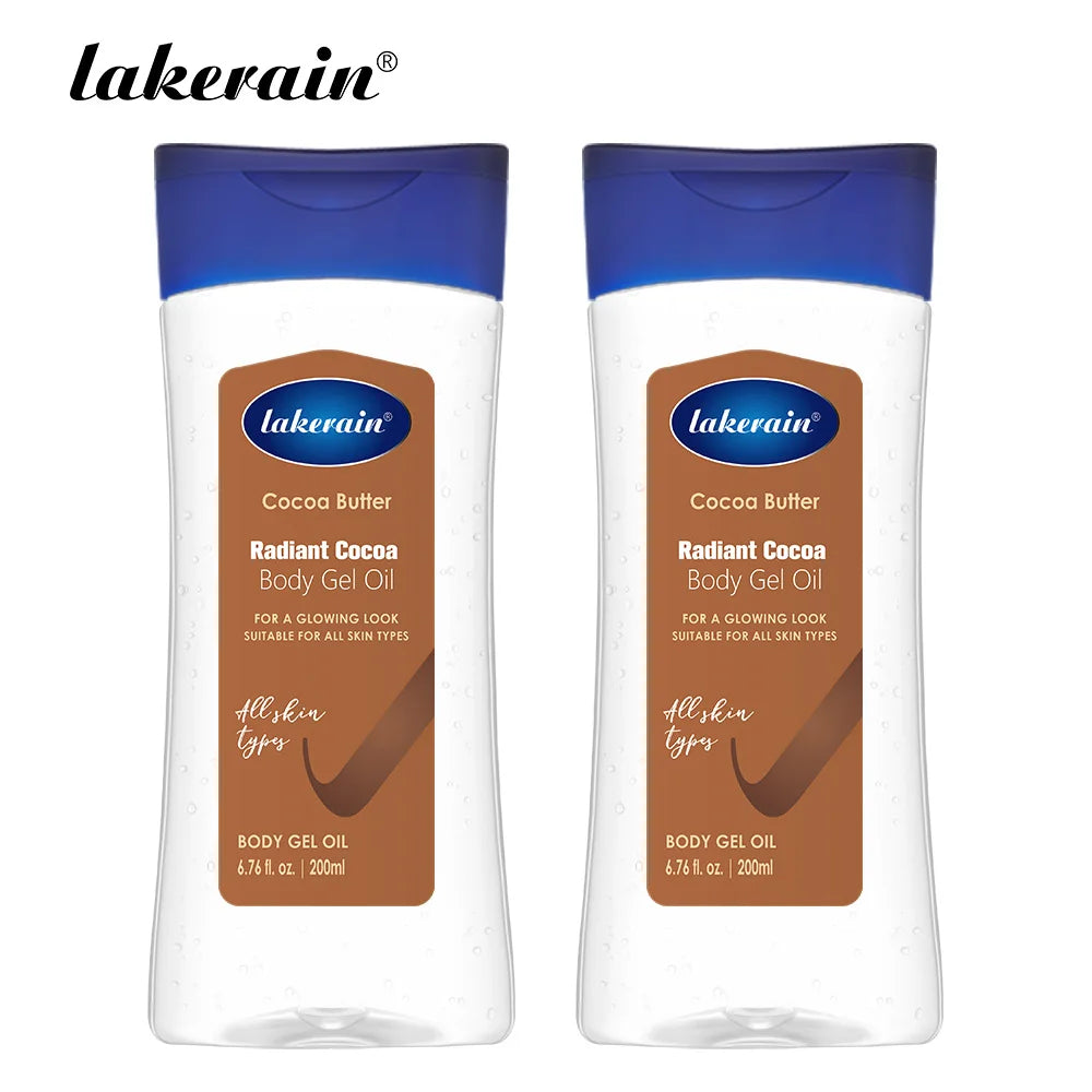 Radiant Cocoa Body Gel Oil for Deep Hydration and Glowing Skin