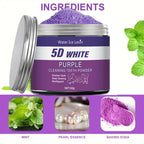 Purple Teeth Whitening Powder 50g Deep Cleaning Stain Removal