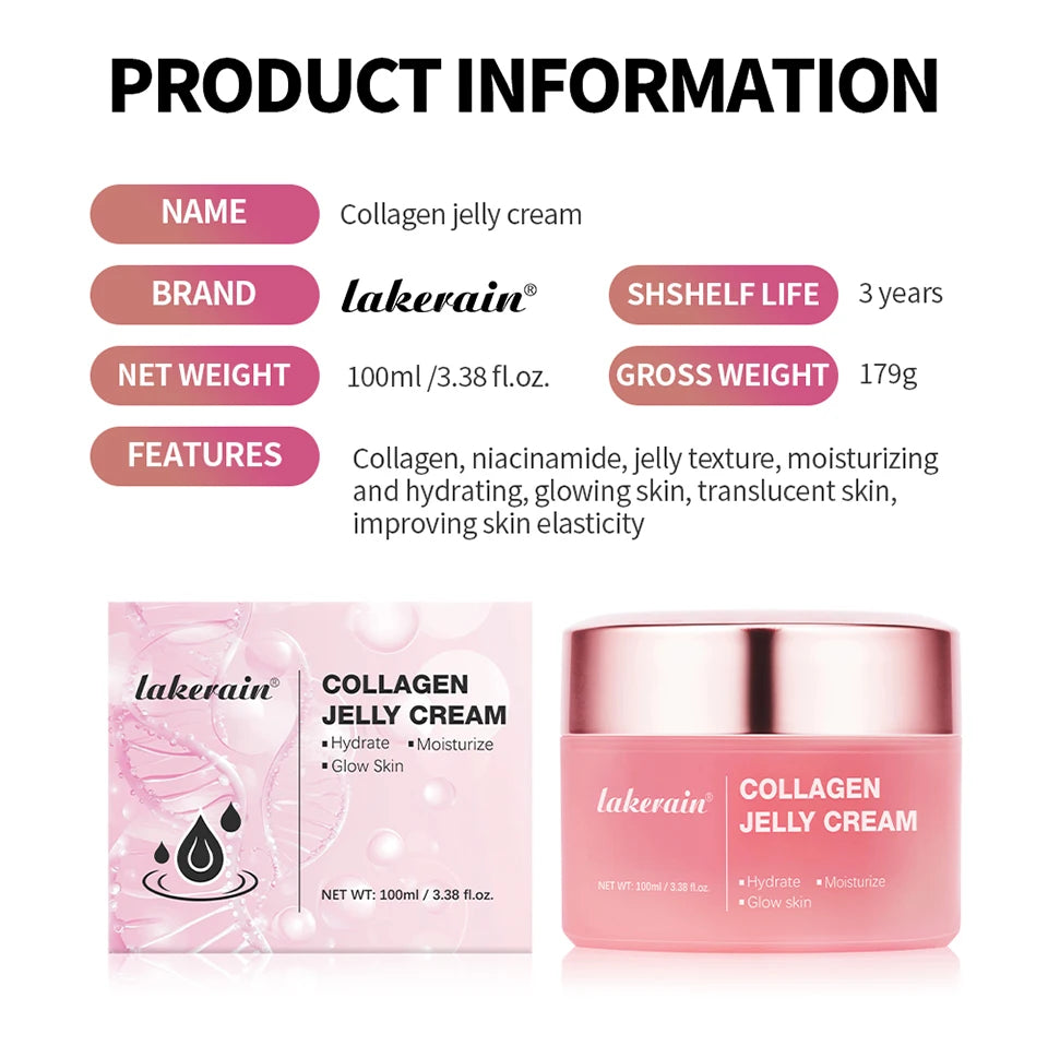 Collagen Jelly Face Cream for Deep Hydration and Skin Firming - 17