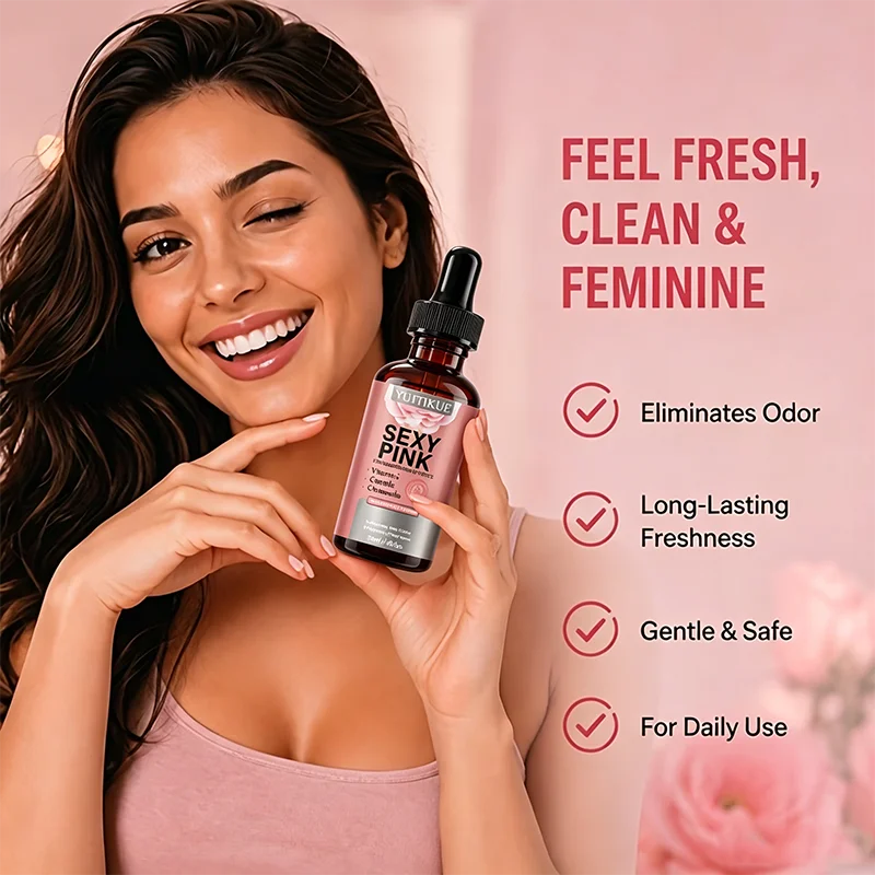 YUITIKUE Sexy Pink Feminine Intimate Care Serum Moisturizing Essence 30ml - 9