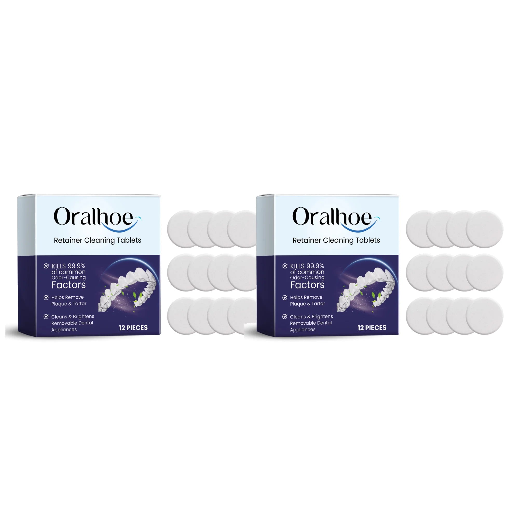 Effervescent Denture and Retainer Cleaning Tablets - 14