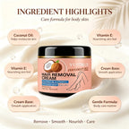 YUITIKUE Coconut Oil Hair Removal Cream Gentle Depilatory for Women