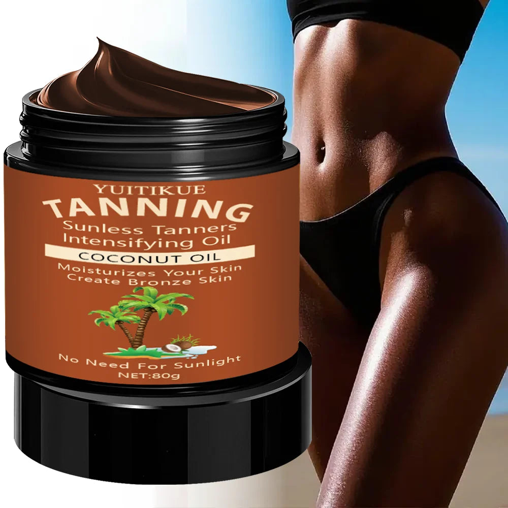 YUITIKUE Self Tanning Cream Sunless Body Bronzer and Moisturizer 80g