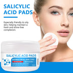 AHA BHA Exfoliating Toner Pads Dual Effect Facial Cleansing Treatment