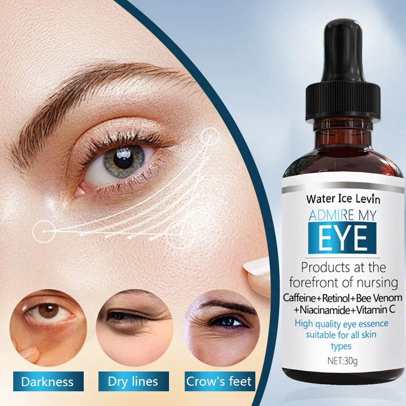 Caffeine and Retinol Eye Serum for Dark Circles and Puffiness