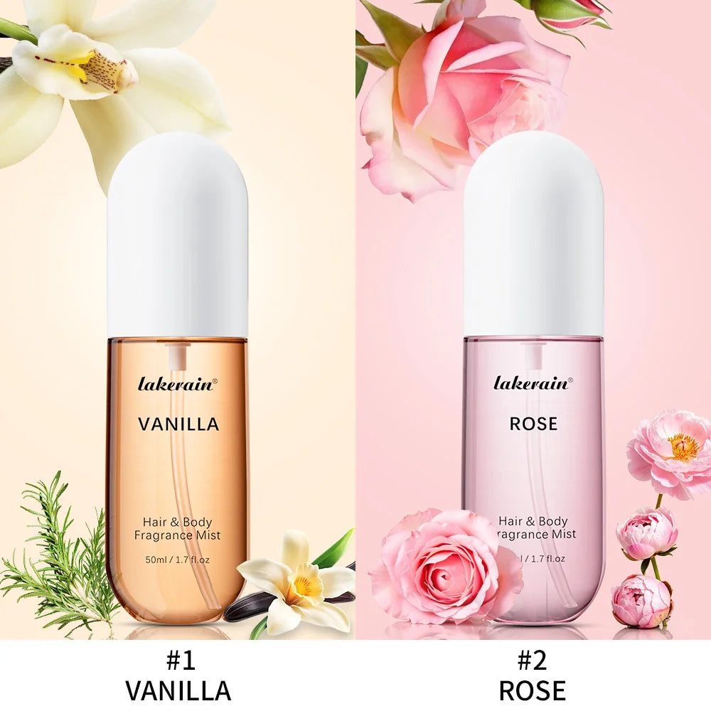 Vanilla Rose Fragrance Mist for Hair and Body - 25