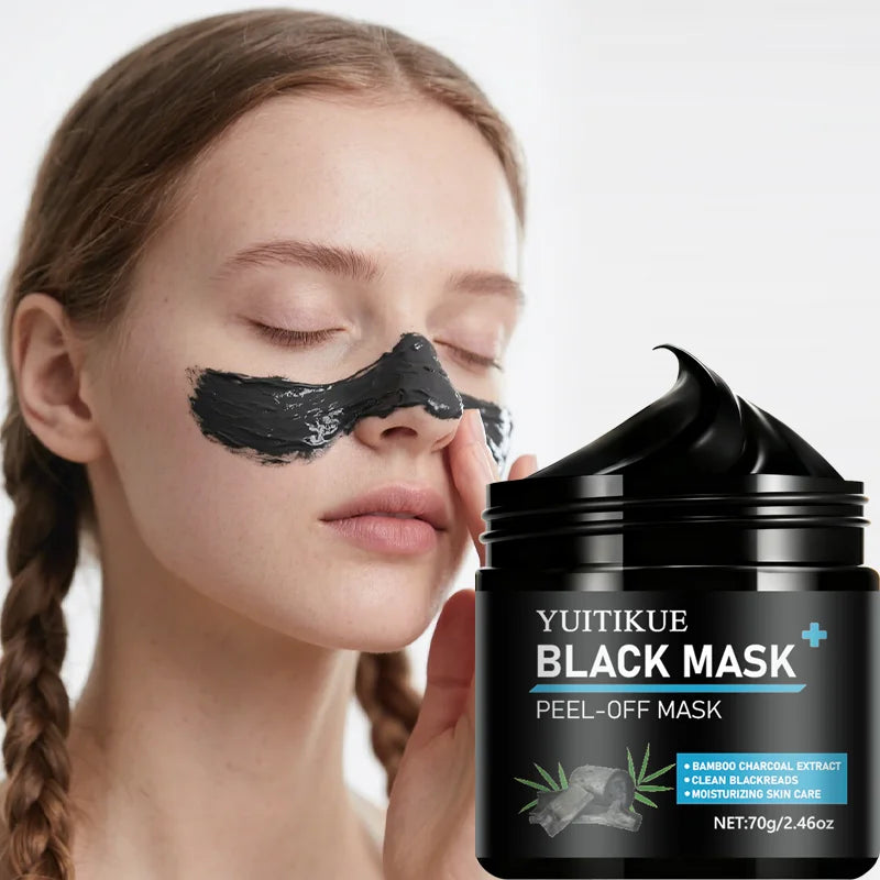 YUITIKUE Bamboo Charcoal Peel Off Mask Blackhead Remover Face Treatment