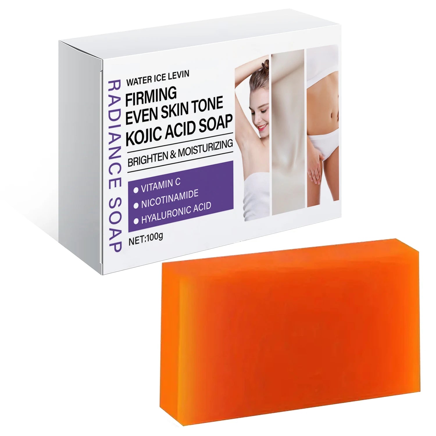 Radiance Kojic Acid Soap with Vitamin C Niacinamide Brightening Bar - 8
