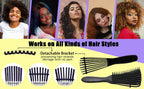 Lockmio Rosemary Hair Growth Oil and Curly Hair Detangling Brush Set