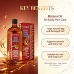 Natural Batana Hair Essential Oil 100ml Cold Pressed Scalp Treatment