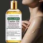 Water Ice Levin Collagen Castor Oil Magnesium Body Massage Oil
