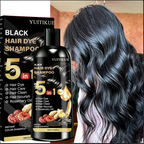 5-in-1 Plant Based Hair Coloring Shampoo Gray Hair Coverage 100ml