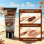 YUITIKUE Self Tanning Oil Face and Body Sunless Bronzer 60g