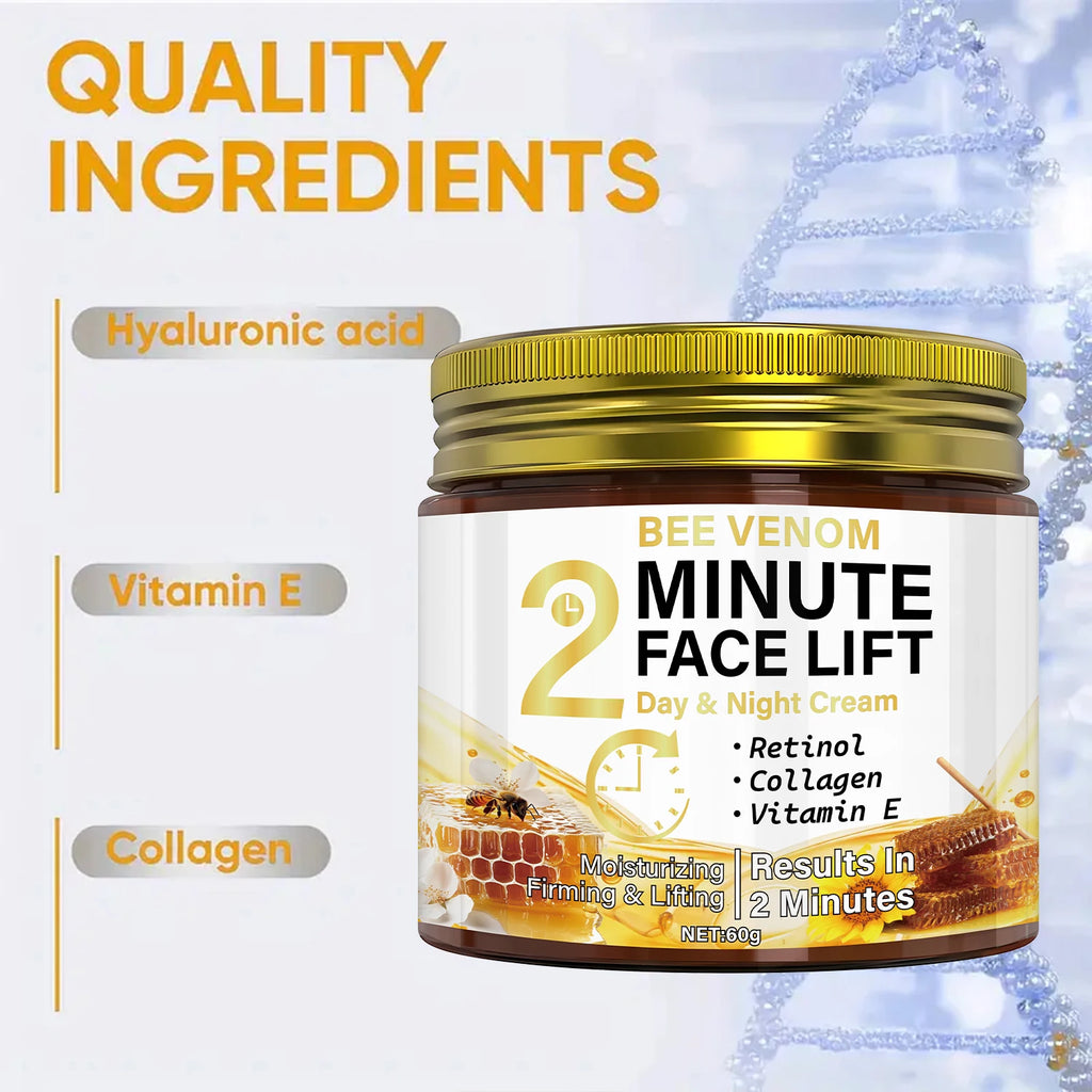 Bee Venom Anti Aging Face Cream Retinol Collagen Firming Moisturizer