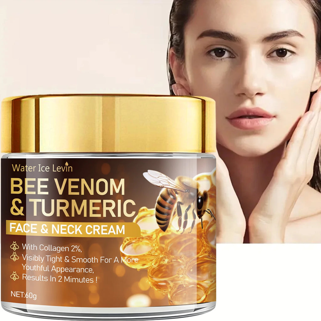 Bee Venom and Turmeric Face and Neck Firming Cream Anti Aging Moisturizer