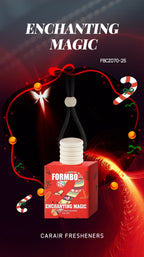 4pc Christmas Car Air Freshener Set Hanging Perfume Diffuser