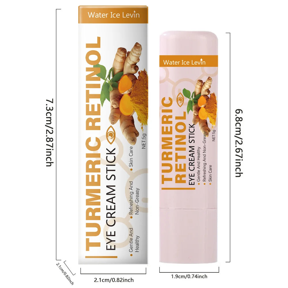 Turmeric Retinol Eye Cream Stick Anti Aging Dark Circle Remover